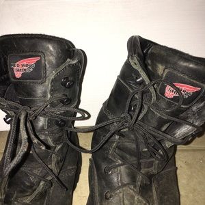 Redwing steel toe logger boots